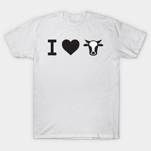 I Love Cows - Cow T-Shirt